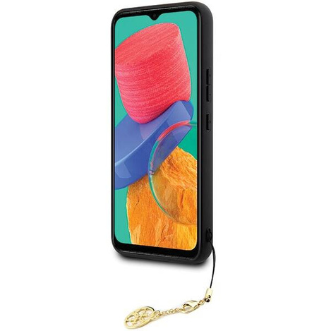 Guess nakładka do Samsung S23 FE GUHCS23FEGF4GBR GUESS HC PU 4G CHARM brązowa