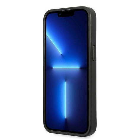 Karl Lagerfeld KLHCP13SMNMP1K iPhone 13 mini 5,4&quot; Hardcase schwarz / schwarzes Monogram Plaque