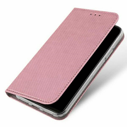 Etui Smart Magnet book Xiaomi Redmi 12 różowo-złoty /rosegold