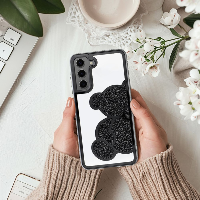 Futerał TEDDY BEAR do SAMSUNG A36 5G czarny