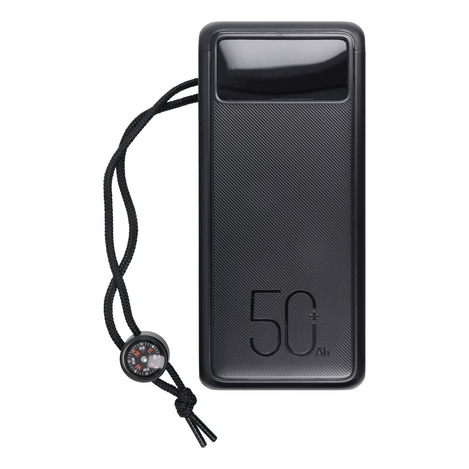Bateria zewnętrzna (Powerbank) VEGER Tank Boost - 56 000mAh LCD Quick Charge PD 130W czarny (W5001C)