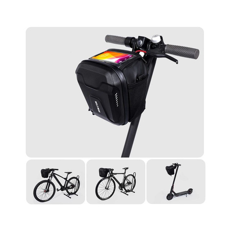 Uchwyt rowerowy / torba z pokrowcem na kierownice na zamek WILDMAN GS9 3L