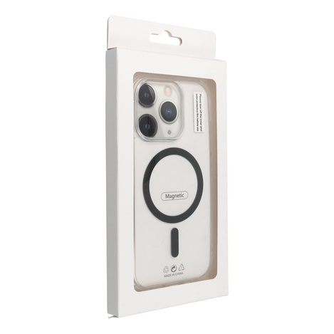 Drop Glue Colorful Ring Mag Cover kompatybilny z MagSafe pasuje do IPHONE 17 Air czarny