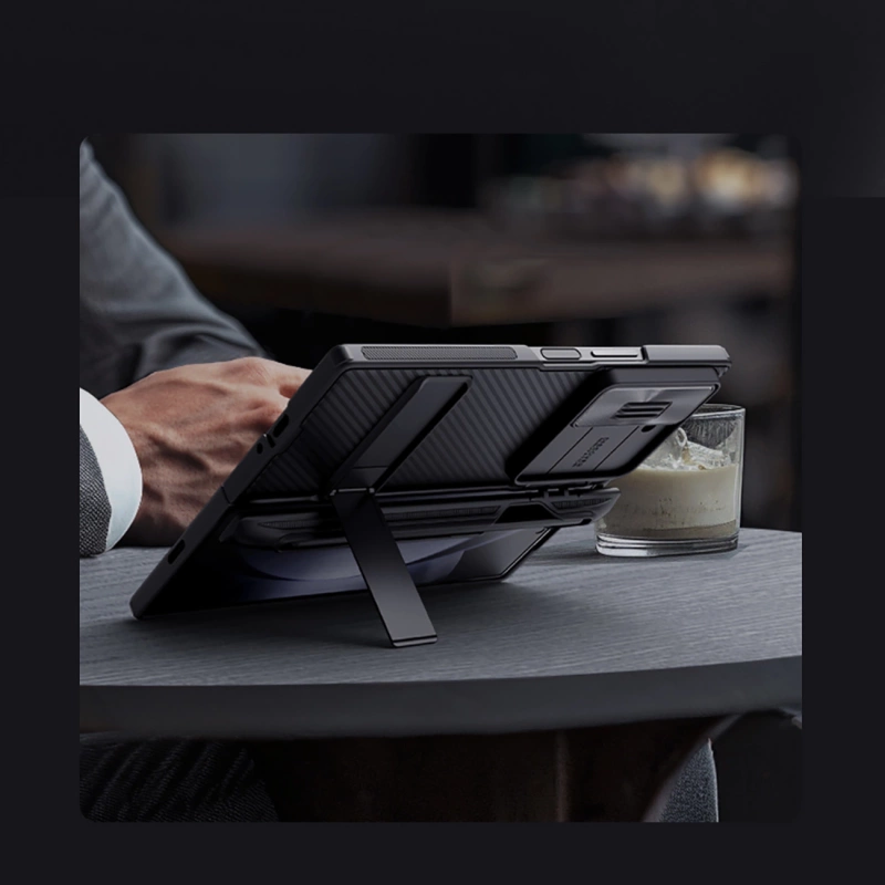 Nillkin CamShield Fold Case for Samsung Galaxy Z Fold 6 5G with Stylus Holder - Black