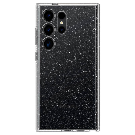 Spigen Liquid Crystal Hülle für Samsung Galaxy S24 Ultra – transparent und glitzernd