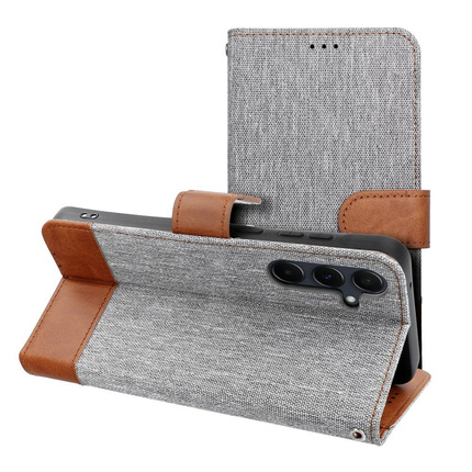 Kabura JEANS Book do XIAOMI Redmi 13C / POCO C65 szary