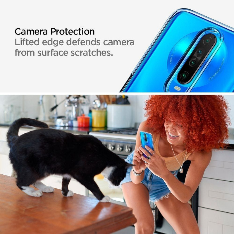 Futerał SPIGEN Liquid Crystal do XIAOMI POCOPHONE X2 / Redmi K30 transparent