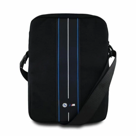 Torba na tableta BMW Nylon Blue Stripe 10" - czarna