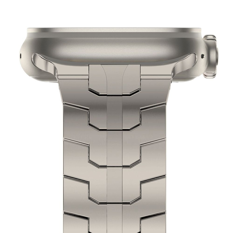 TECH-PROTECT STAINLESS LINE APPLE WATCH 6 / 7 / 8 / 9 / 10 / SE / ULTRA 1 / 2 (44 / 45 / 46 / 49 MM) TITANIUM
