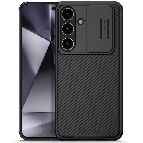 Nillkin CamShield Pro armored case with camera cover for Samsung Galaxy S24+ - black