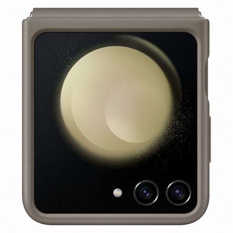 Öko-Lederhülle für Samsung Galaxy Z Flip 5 – braun