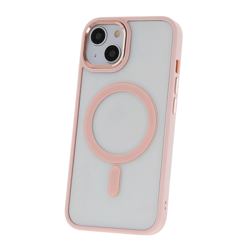Nakładka Satin Clear Mag do iPhone 15 Pro Max 6,7&quot; różowa