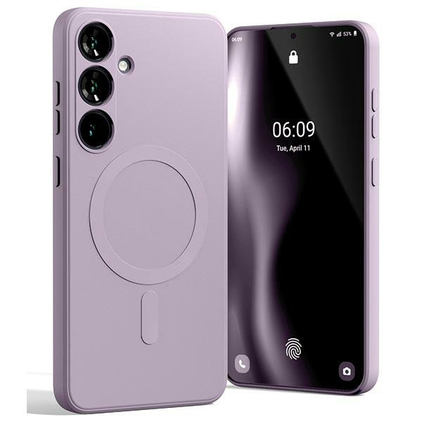 Mercury MagSafe Semi-Silicone Sam S24+ G926 liliowy fiolet /lilac purple