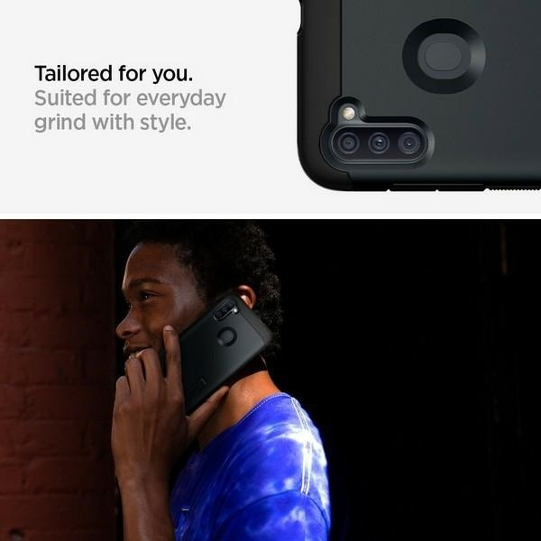 Futerał SPIGEN Tough Armor do SAMSUNG A11 metal slate