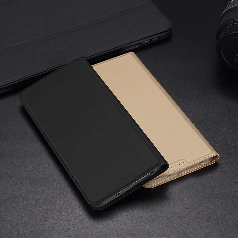 Dux Ducis Skin Pro Case for Xiaomi Redmi Note 12 Pro+ Flip Card Wallet Stand Gold