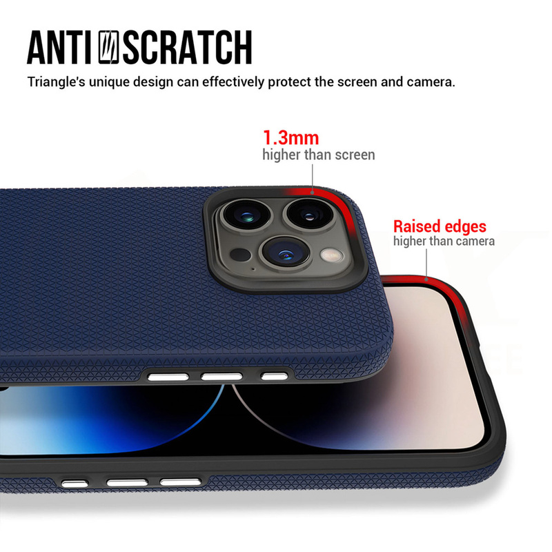 Vmax nakładka Triangle Case do iPhone 16 Plus 6,7&quot; granatowa