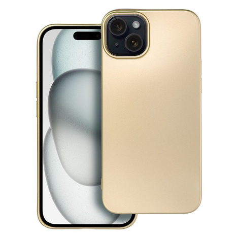 Futerał METALLIC do IPHONE 15 PLUS złoty