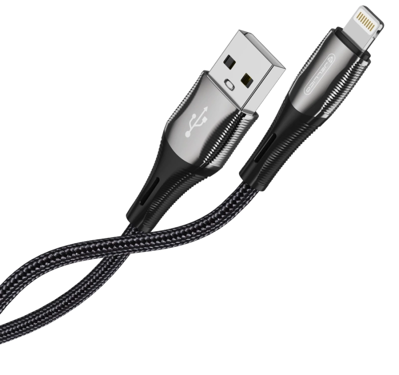 JELLICO kabel B18 Lightning 3.1A 1M Czarny