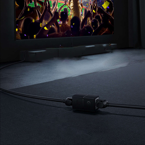 Baseus AirJoy Series Ethernet-Kabelstecker RJ-45 2 Stück - schwarz