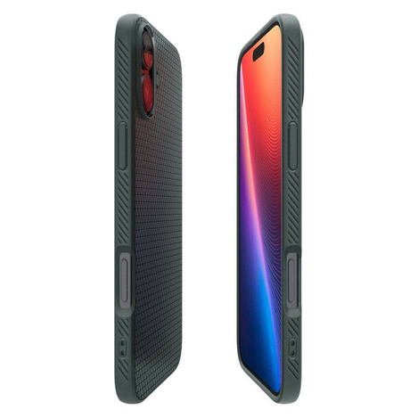 Spigen Liquid Air iPhone 16 zielony/abyss green ACS08196