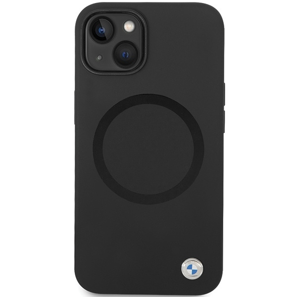 Original Case IPHONE 14 BMW Signature Liquid Silicone MagSafe (BMHMP14SSILBK2) black