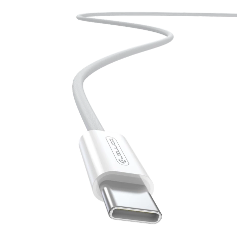 JELLICO kabel IP15 USB-C - USB-C PD 60W 1M Biały