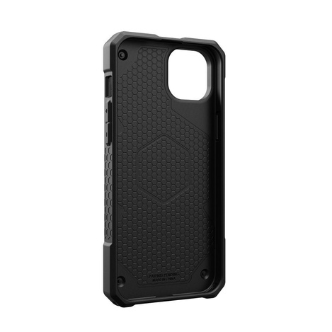 UAG Monarch Pro - Schutzhülle für iPhone 15 Plus, kompatibel mit MagSafe (Kevlar schwarz)
