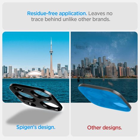 Spigen Optik. TR Camera Protector Kamera aus gehärtetem Glas (2 Stück) iPhone 14 Pro / 14 Pro Max schwarz