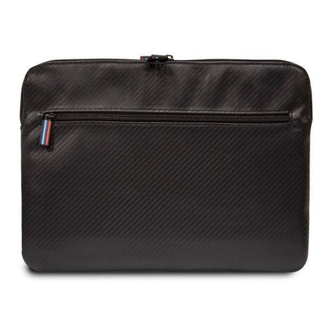 Original Handyhülle LAPTOP 14" BMW Sleeve Carbon Tricolor (BMCS14PUCARTCBK) schwarz
