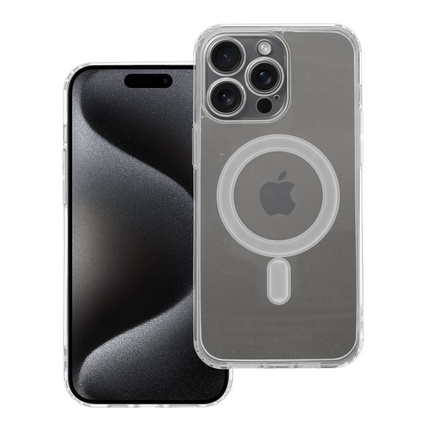 Futerał Clear Mag Cover z ochroną aparatu kompatybilny z MagSafe do IPHONE 15 PRO MAX