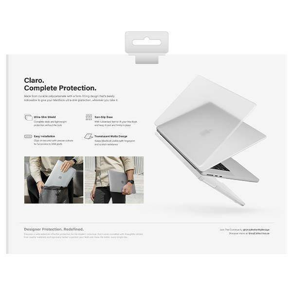 Case MACBOOK AIR 13.0 2022 UNIQ Claro matte transparent