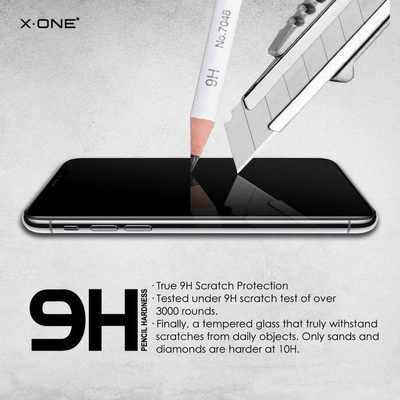 Szkło hartowane X-ONE 3D - do iPhone Xs/11 Pro czarny