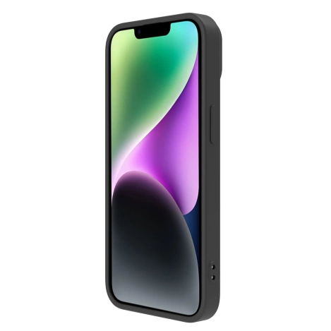 Nillkin CamShield Silky Silicone Case iPhone 14 Plus Case with Camera Protector Black