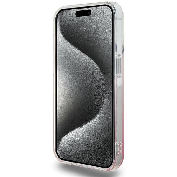 Hello Kitty IML Gradient Electrop Kitty Head Hülle für iPhone 14 Pro – Rosa