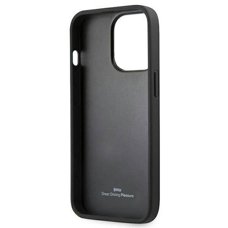 Etui BMW Signature Logo Imprint na iPhone 13 Pro Max - czarne