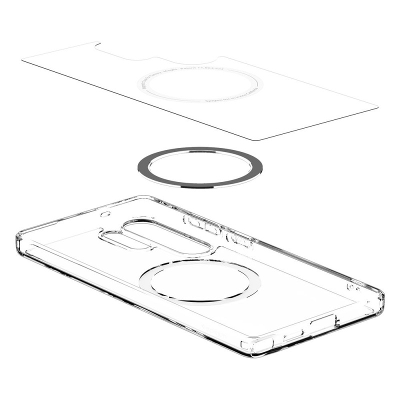 SPIGEN ULTRA HYBRID MAG MAGSAFE GALAXY S25 ULTRA CLEAR/WHITE