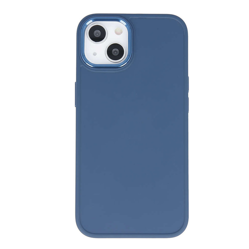 Nakładka Satin do iPhone 15 Plus 6,7" ciemnoniebieska