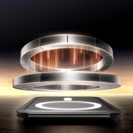 Portfel Ugreen Magnetic Wallet 45165 magnetyczny MagSafe z podstawką - czarny