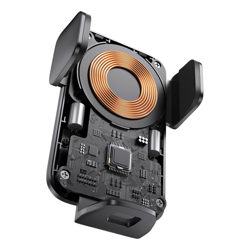 Baseus Wisdom Induktionsladegerät Autotelefonhalter für Haftnotizen schwarz (CGZX000001)