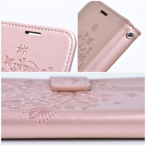 Kabura MEZZO Book do SAMSUNG A36 5G drzewo złoty róż