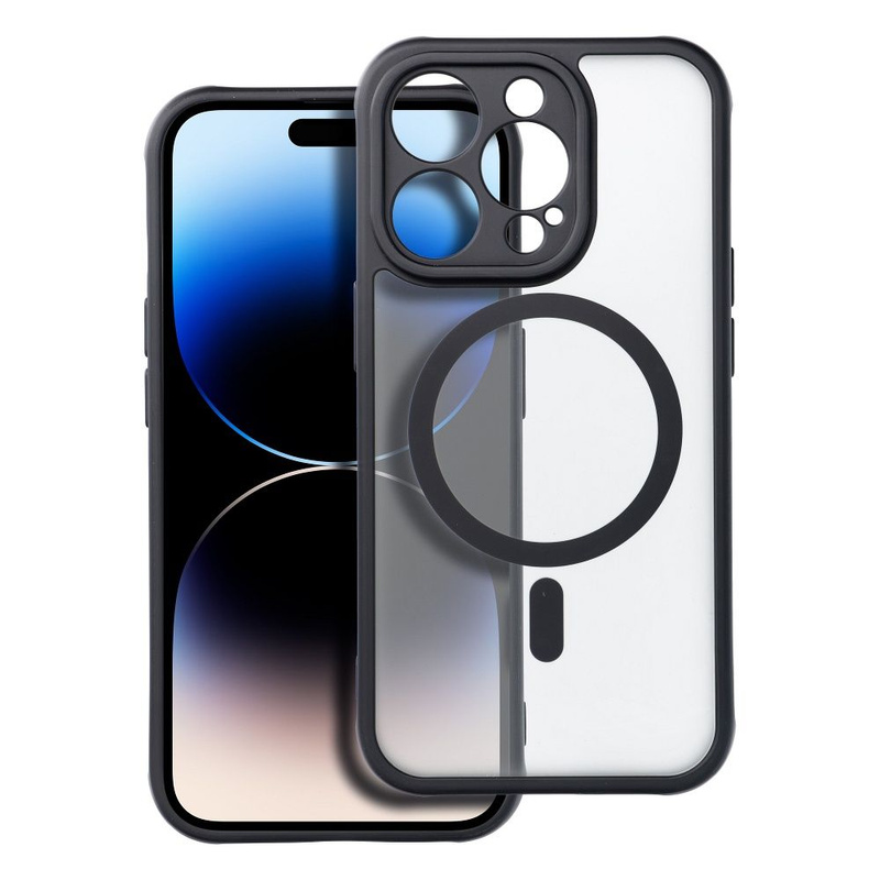 Futerał FULL MATTE MAG COVER kompatybilny z MagSafe do IPHONE 17 Pro czarny