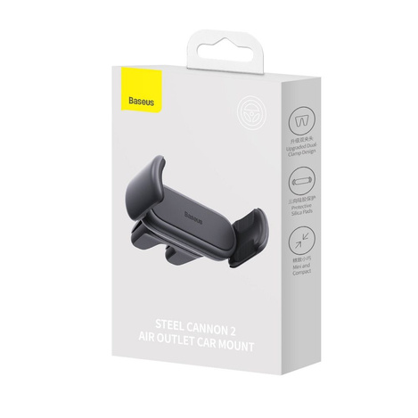 Baseus Steel Cannon 2 smartphone holder for the ventilation grille black (SUGP000001)