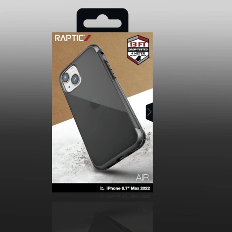 Raptic X-Doria Air Case iPhone 14 Plus gepanzerte Hülle grau