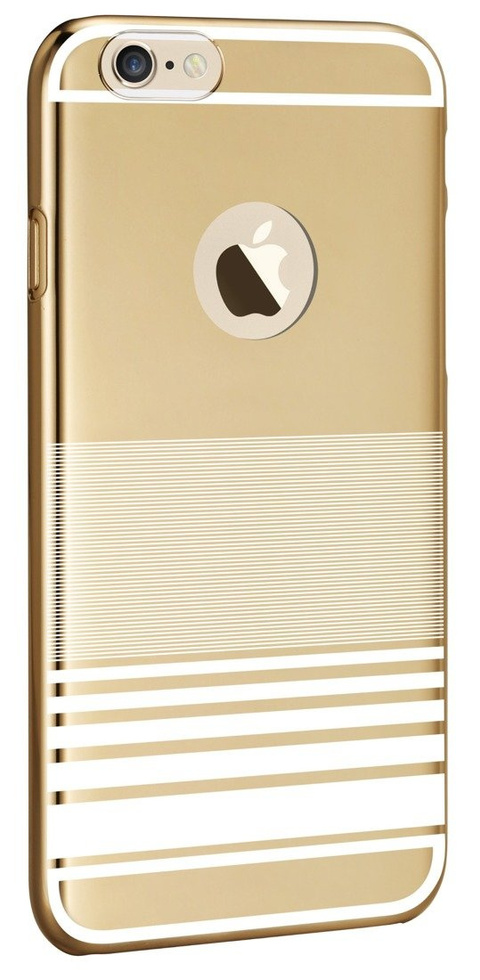 Etui X-FITTED Hard IPHONE 6+ Rainbow złote PPBJG