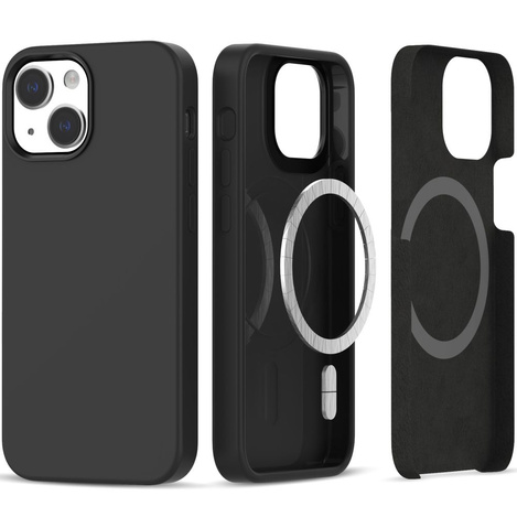 Schutzhülle IPHONE 13 / 14 Tech-Protect Silicone MagSafe schwarz