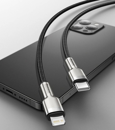 Baseus Cafule Series Metal Data Cable Type-C to iP PD 20W 2m Green