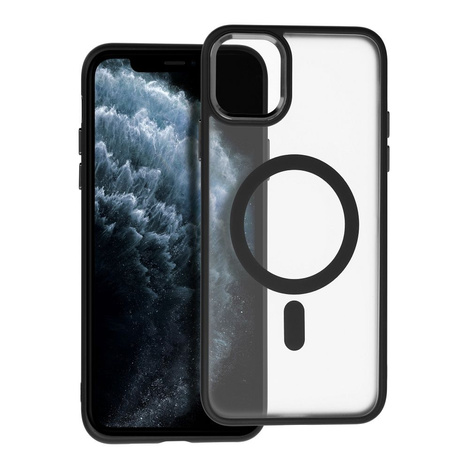 Futerał Matte Mag Cover kompatybilny z MagSafe do IPHONE 11 PRO MAX czarny