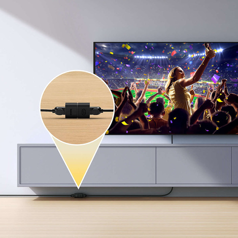 Netzwerkanschluss Baseus AirJoy Series RJ-45 Ethernet-Kabelanschluss 1 Stück - Schwarz