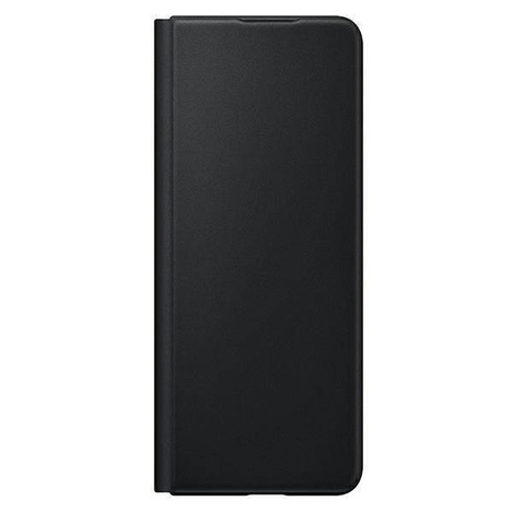 Samsung Leather Flip Cover Pouch Case for Samsung Galaxy Z Fold 3 Flip Cover Stand Black (EF-FF926LBEGWW)
