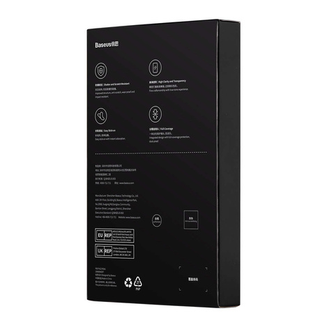 Kamera-Hartglas für iPhone 14 Pro / 14 Pro Max Baseus + Montageset